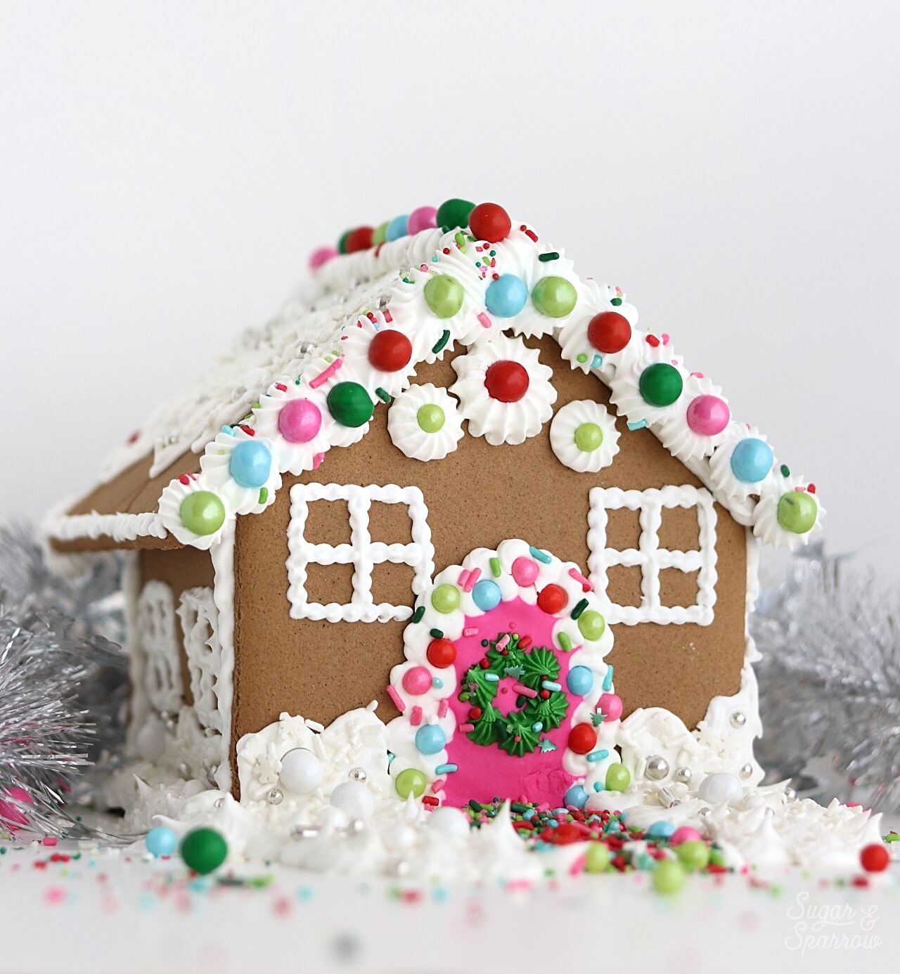 gingerbread house assembly