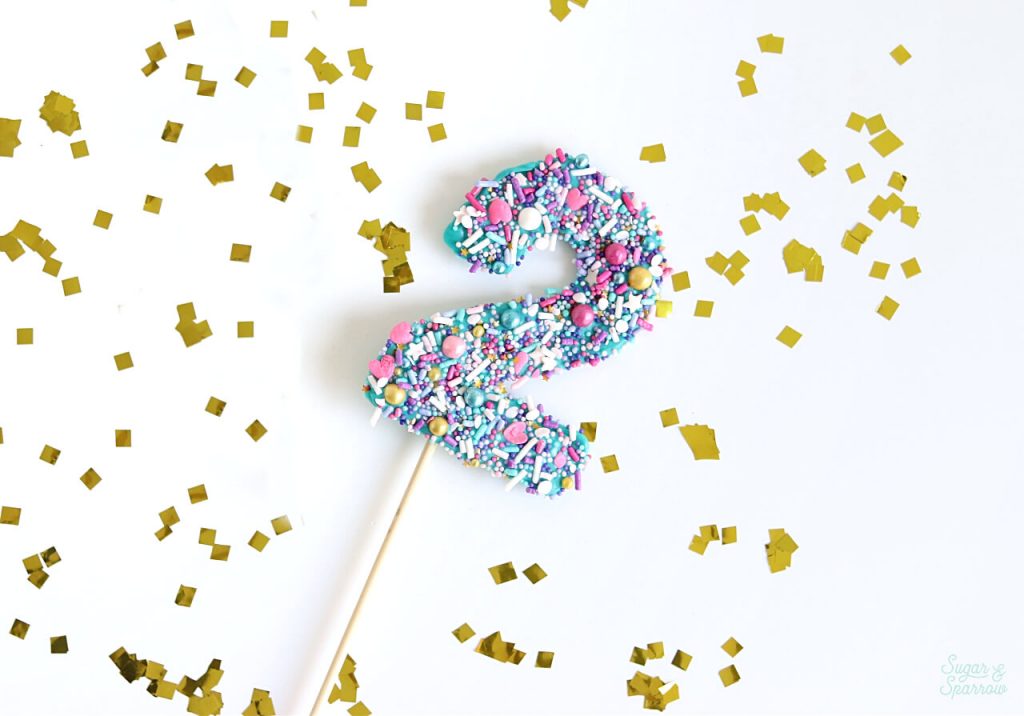 how to make a number cake topper