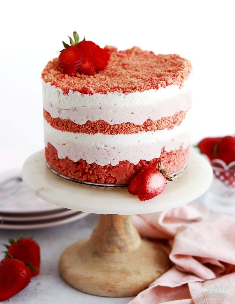 strawberry shortcake ice cream cake recipe