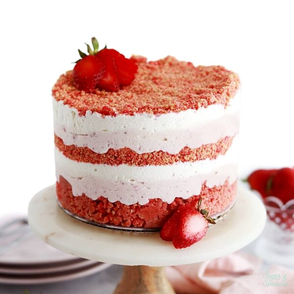 strawberry crunch ice cream cake recipe