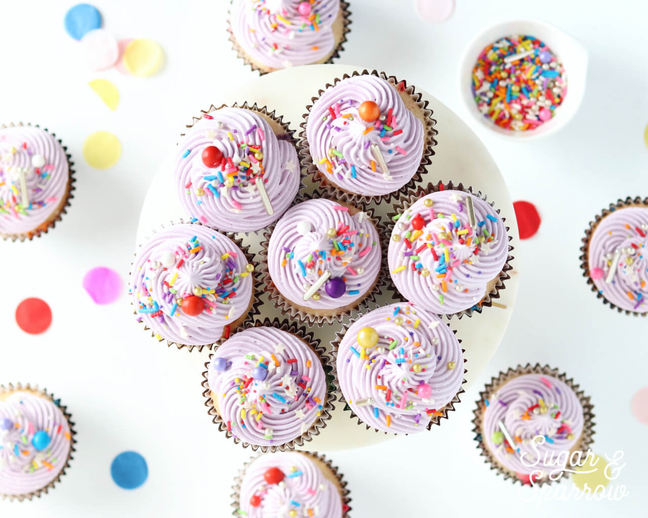 cupcakes by sugar and sparrow