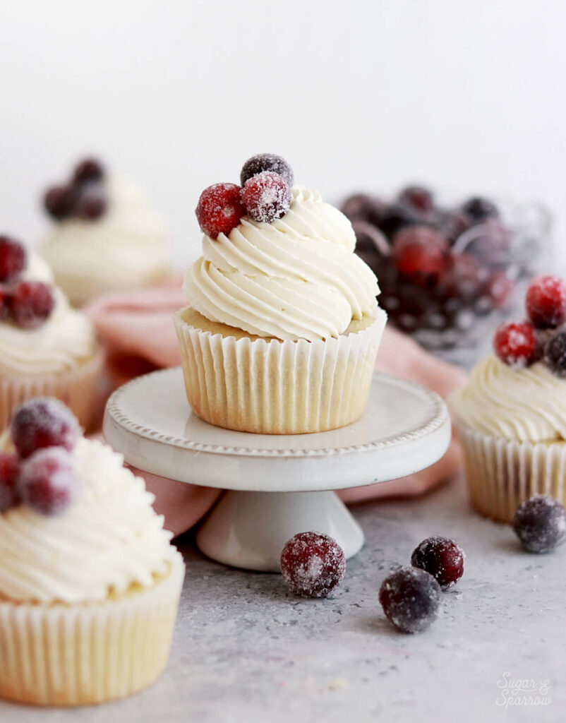 cranberry vanilla cupcakes with white chocolate buttercream recipe