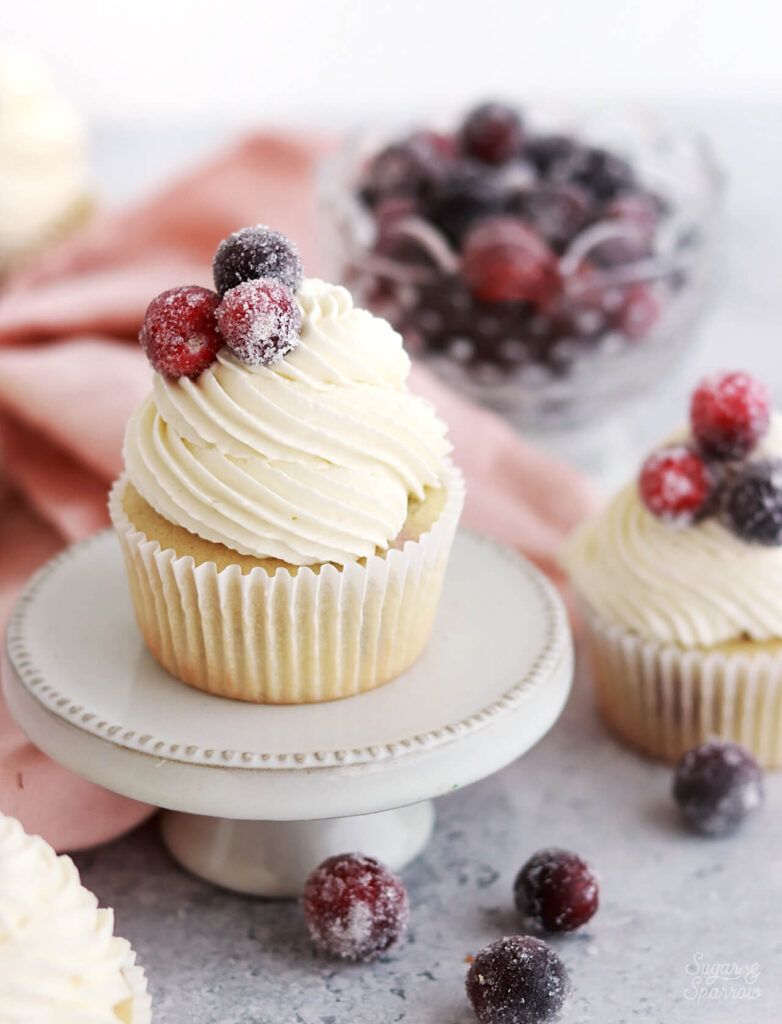 christmas cupcake recipe cranberry cupcakes with white chocolate frosting