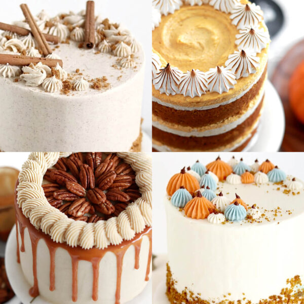 thanksgiving cake recipes by sugar and sparrow