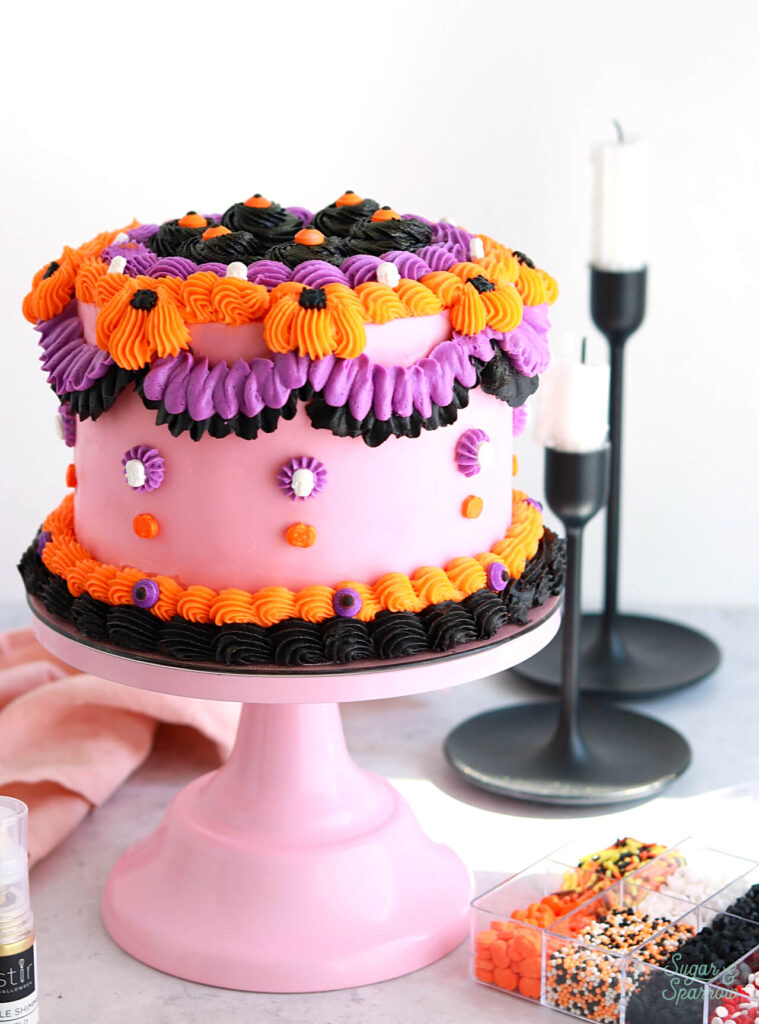 halloween lambeth cake tutorial