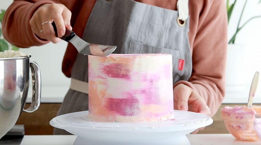 watercolor cake how to