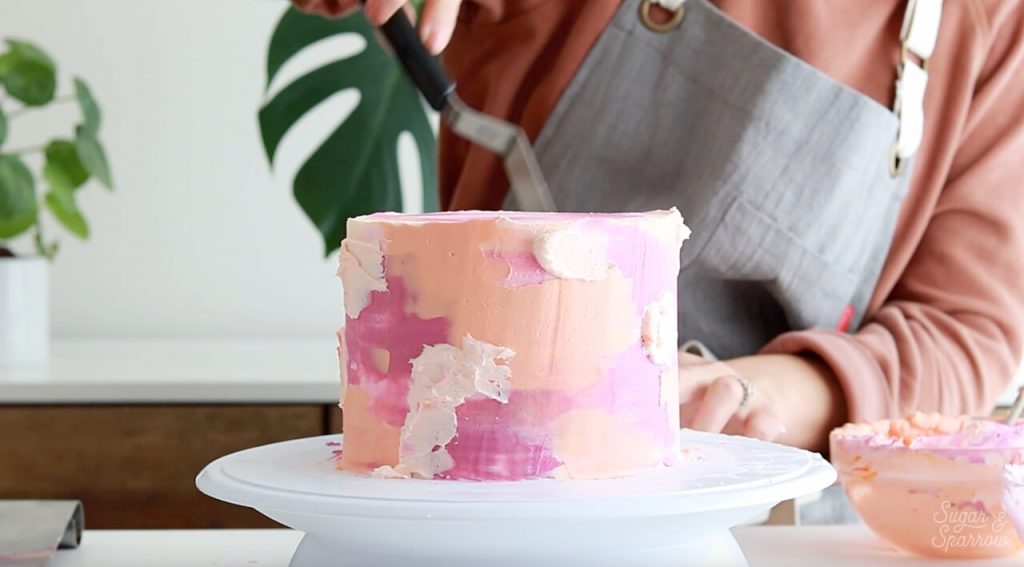 how to paint with buttercream