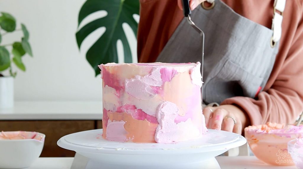 watercolor cake decorating tutorial