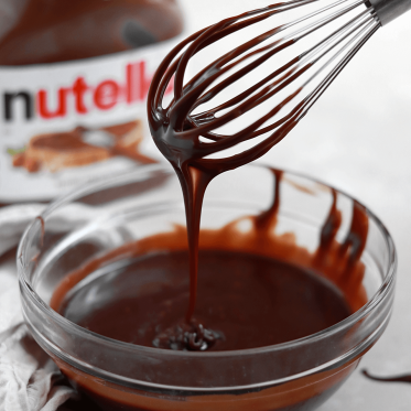 Nutella ganache recipe by sugar and sparrow